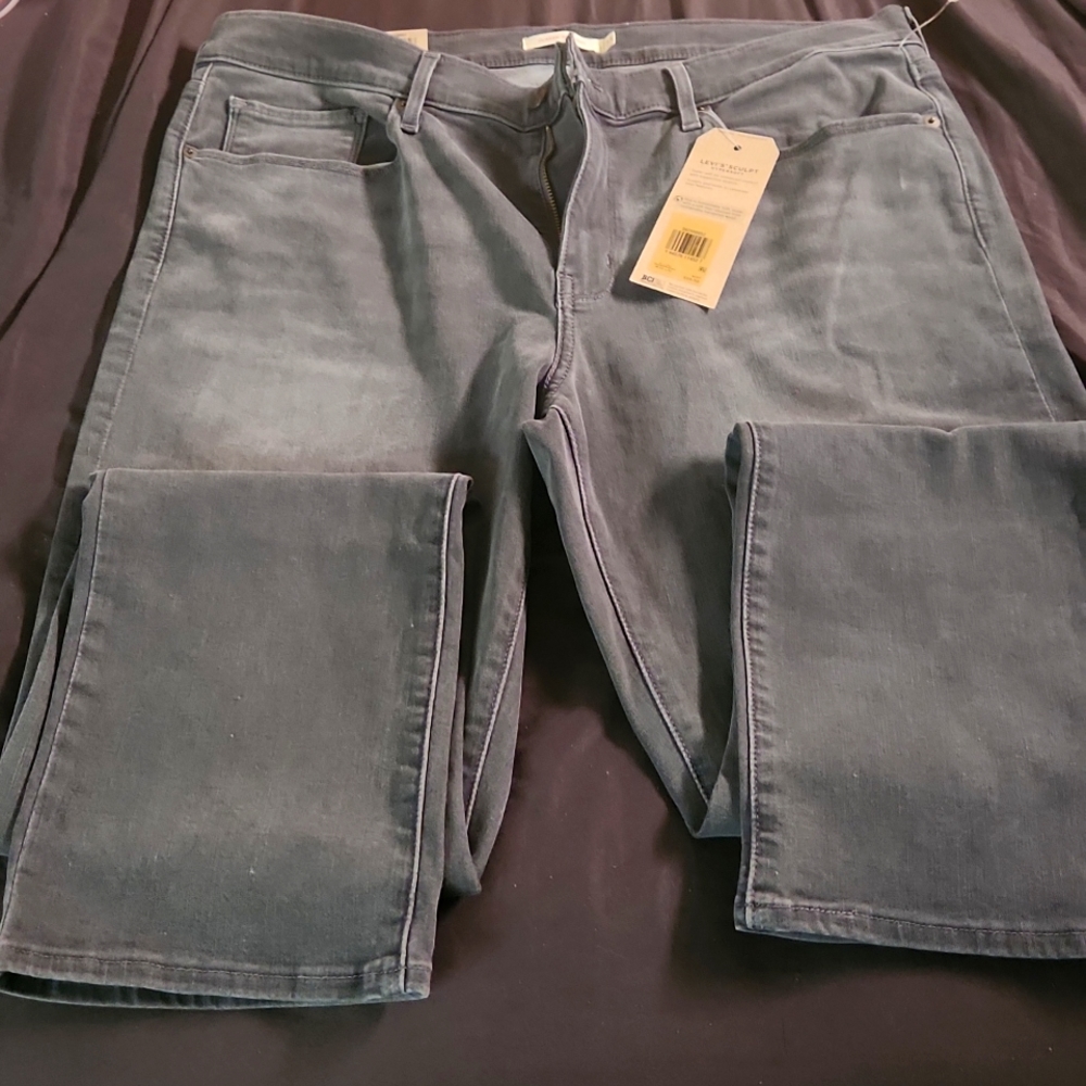Womens Gray Jeans